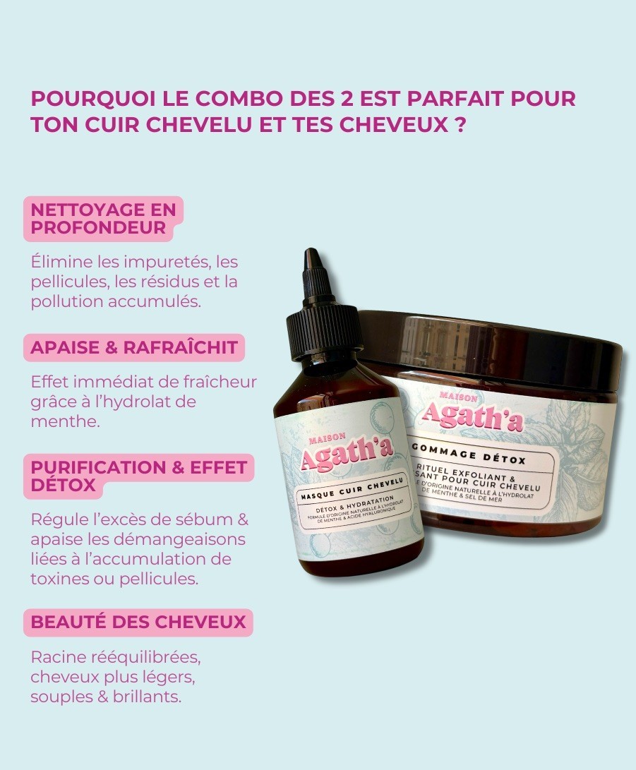 Duo cuir chevelu sain