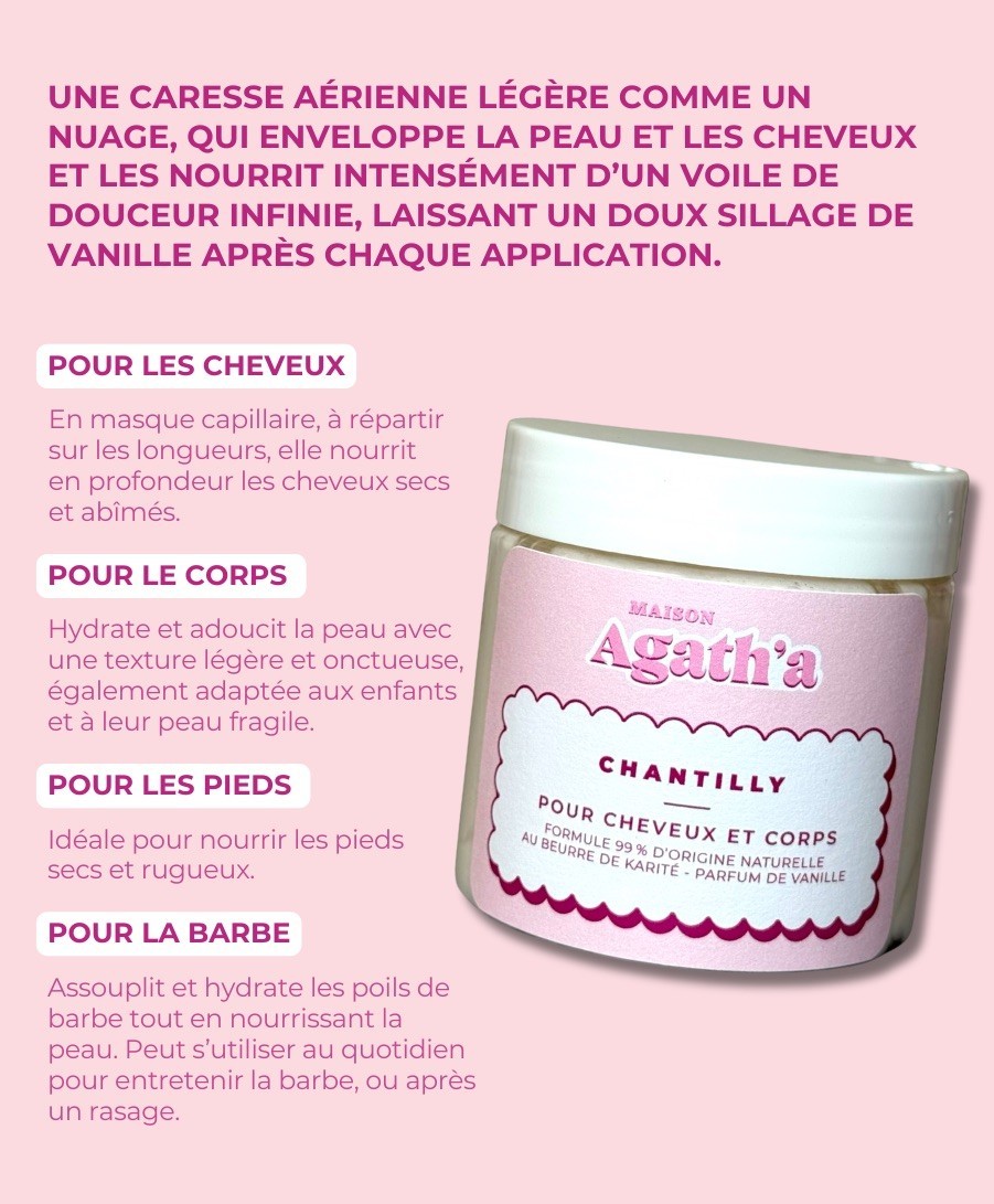 Chantilly cheveux et corps