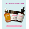 Le trio cuir chevelu sain